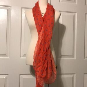 NWT Pink and turquoise scarf
